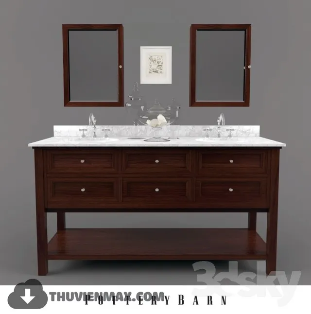 Decoration – Bathroom Furniture 3D Models – 098