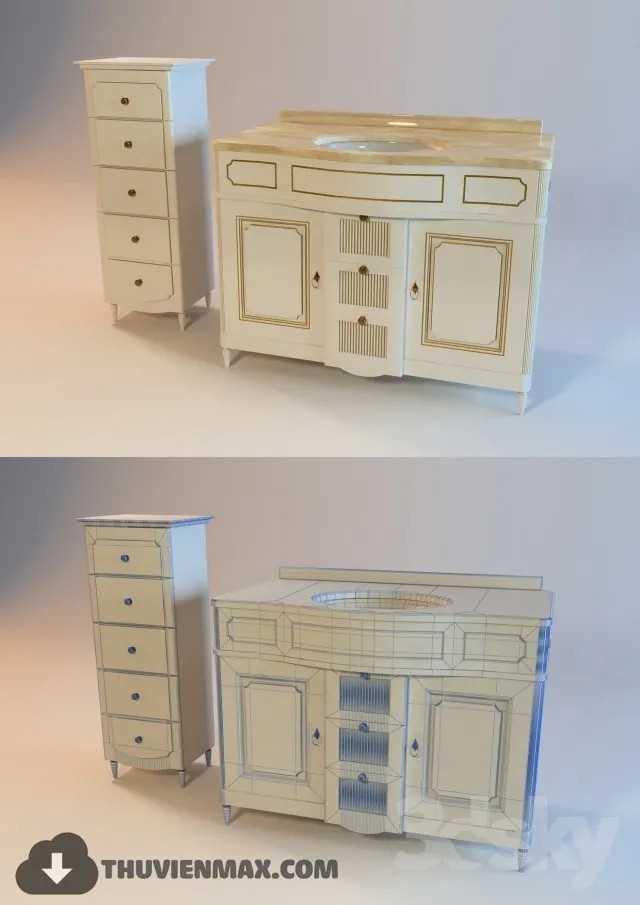 Decoration – Bathroom Furniture 3D Models – 124