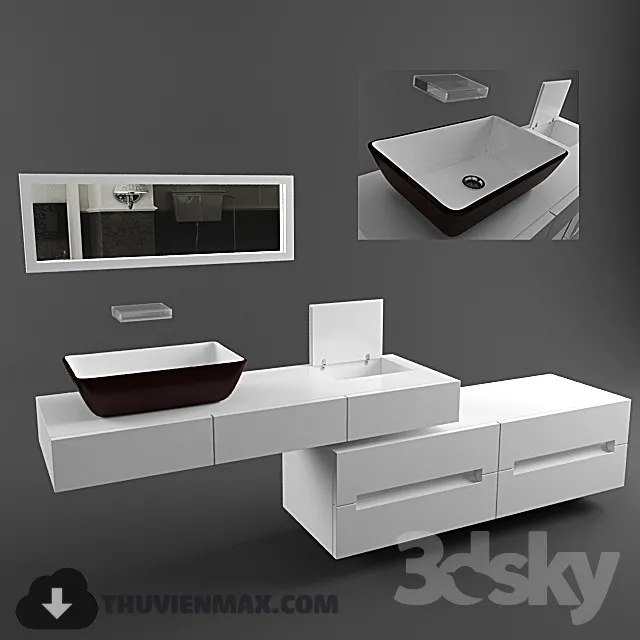 Decoration – Bathroom Furniture 3D Models – 136