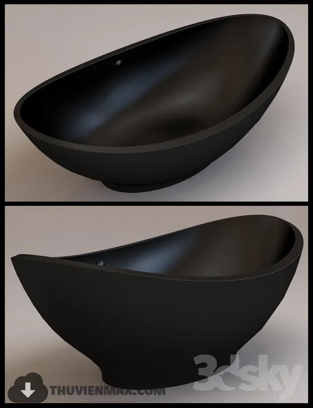 Decoration – Bathtub & Shower Cubicle 3D Models – 001