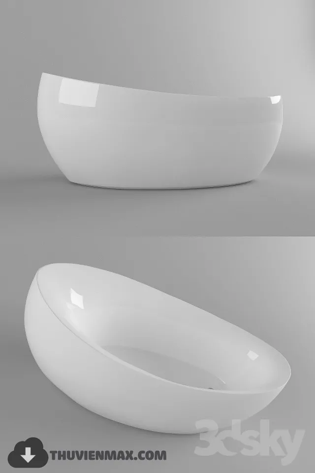Decoration – Bathtub & Shower Cubicle 3D Models – 007