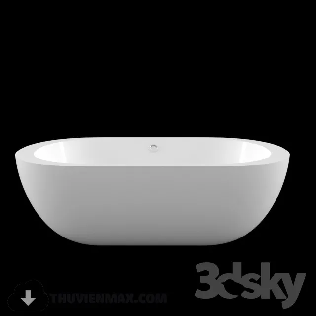 Acrylic bathtub Belbagno BB13-1800 3DS Max - thumbnail 3