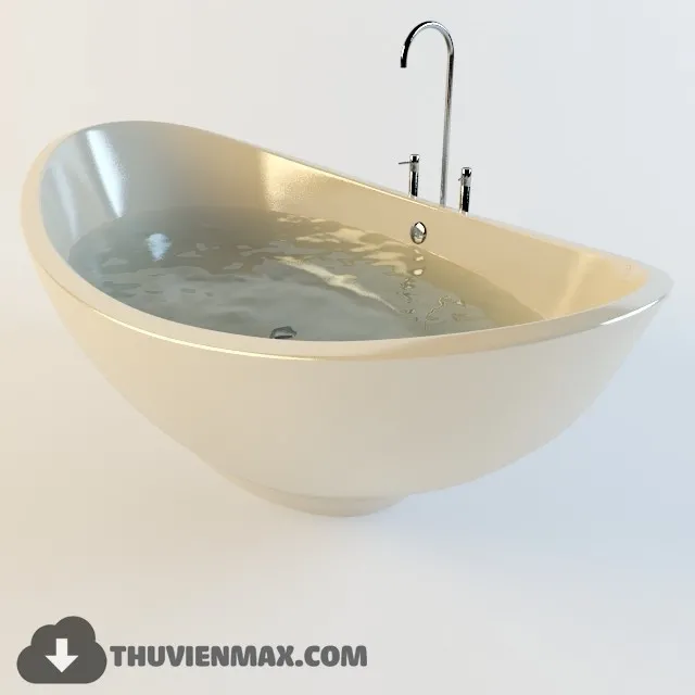 Decoration – Bathtub & Shower Cubicle 3D Models – 011