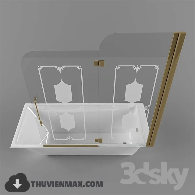 Decoration – Bathtub & Shower Cubicle 3D Models – 014