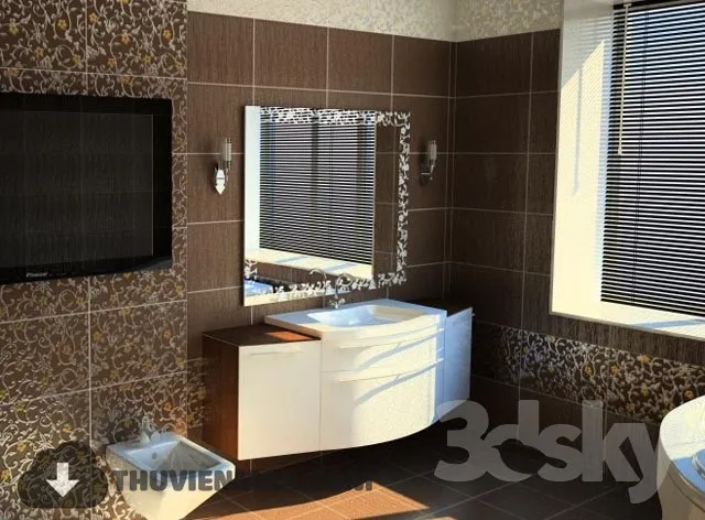 Decoration – Bathtub & Shower Cubicle 3D Models – 020