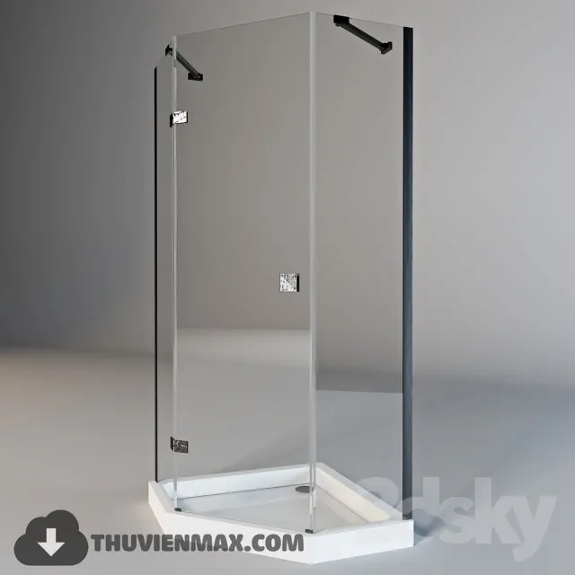 Decoration – Bathtub & Shower Cubicle 3D Models – 021