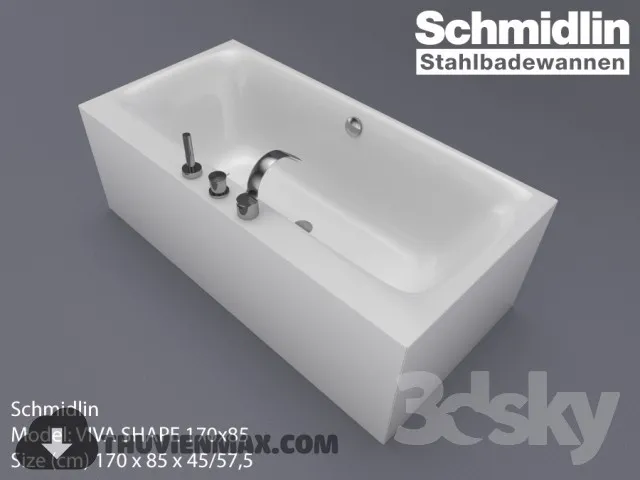 Decoration – Bathtub & Shower Cubicle 3D Models – 029