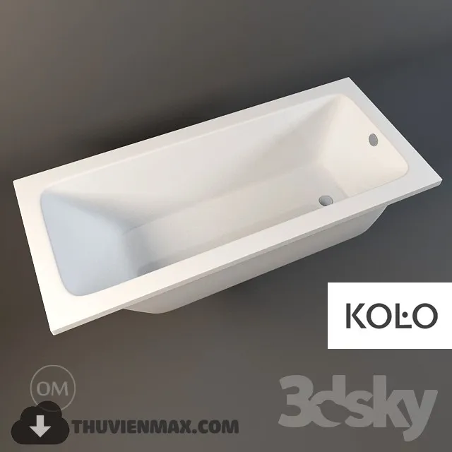 Decoration – Bathtub & Shower Cubicle 3D Models – 034