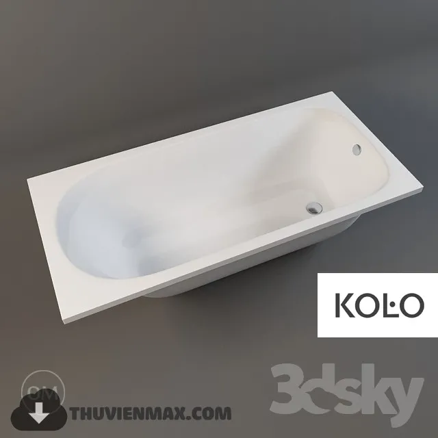 Decoration – Bathtub & Shower Cubicle 3D Models – 035