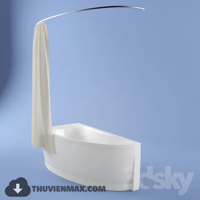 Decoration – Bathtub & Shower Cubicle 3D Models – 037