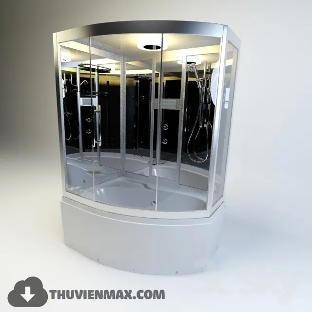 Decoration – Bathtub & Shower Cubicle 3D Models – 039
