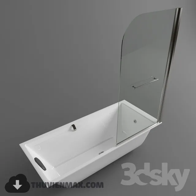 Decoration – Bathtub & Shower Cubicle 3D Models – 041