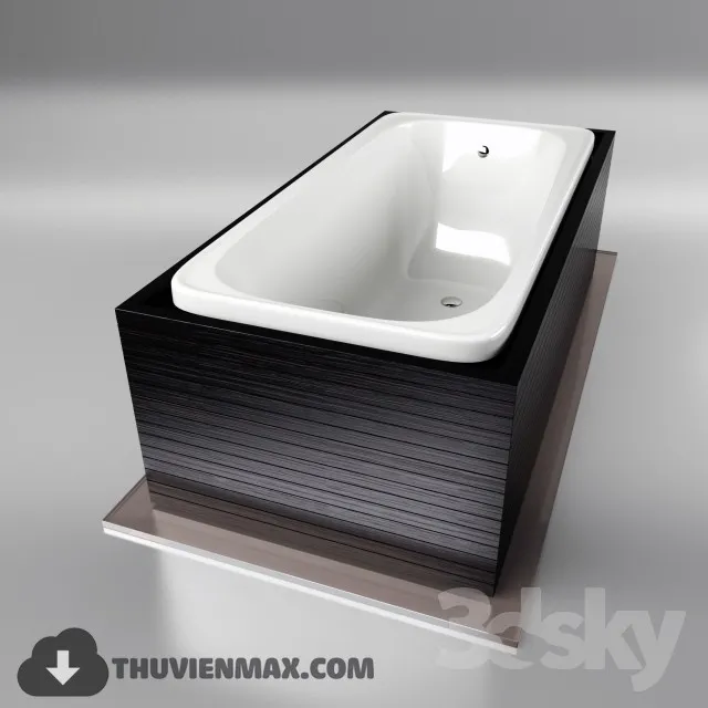 Decoration – Bathtub & Shower Cubicle 3D Models – 050