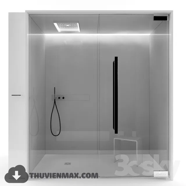 Decoration – Bathtub & Shower Cubicle 3D Models – 052
