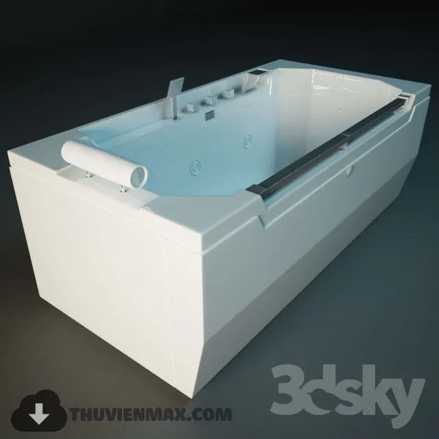 Decoration – Bathtub & Shower Cubicle 3D Models – 054