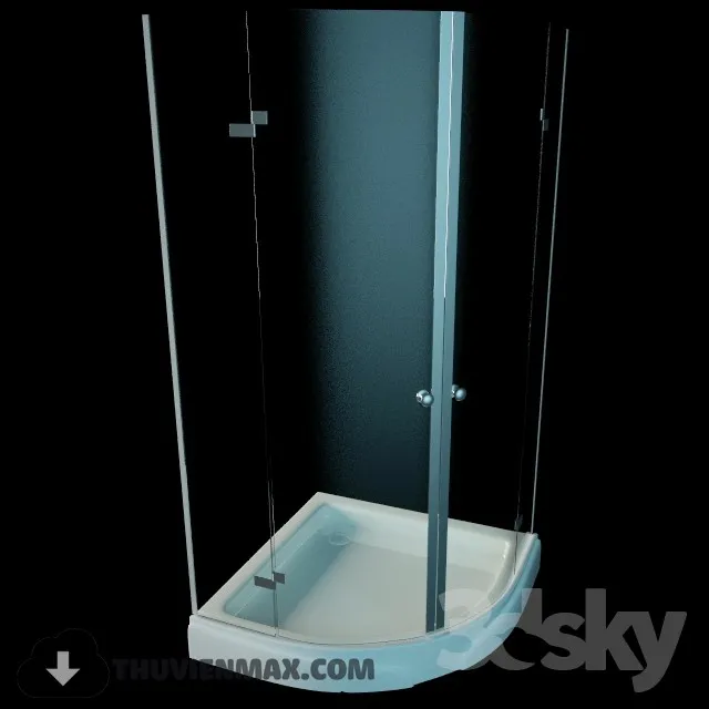 Decoration – Bathtub & Shower Cubicle 3D Models – 056