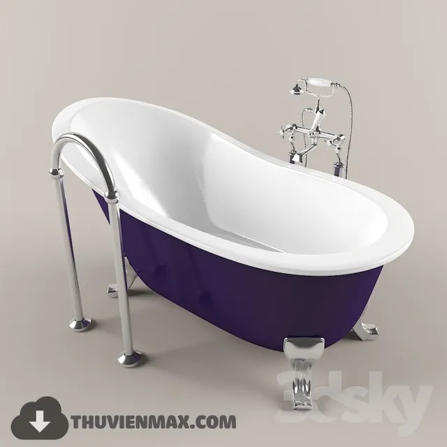 Decoration – Bathtub & Shower Cubicle 3D Models – 059