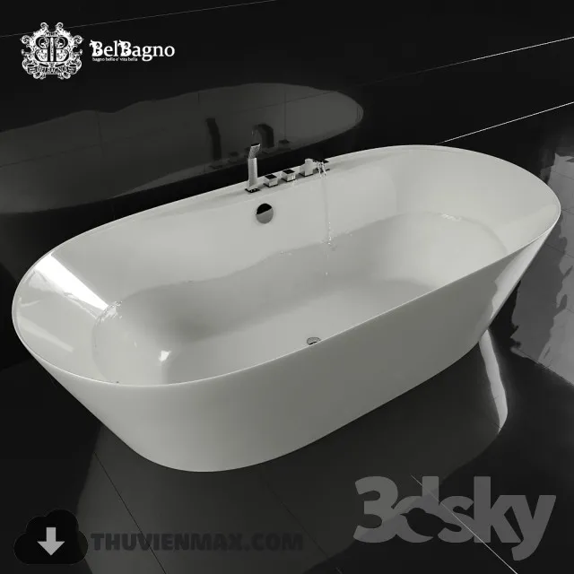 Decoration – Bathtub & Shower Cubicle 3D Models – 064