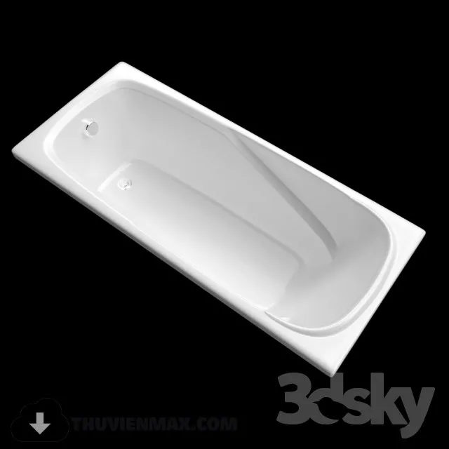 Decoration – Bathtub & Shower Cubicle 3D Models – 069