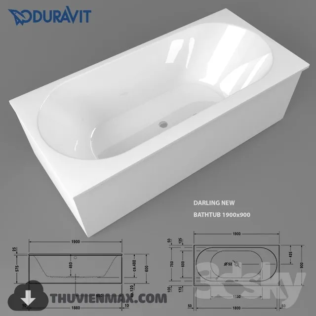 Decoration – Bathtub & Shower Cubicle 3D Models – 071