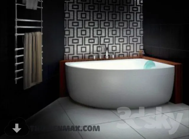 Decoration – Bathtub & Shower Cubicle 3D Models – 087