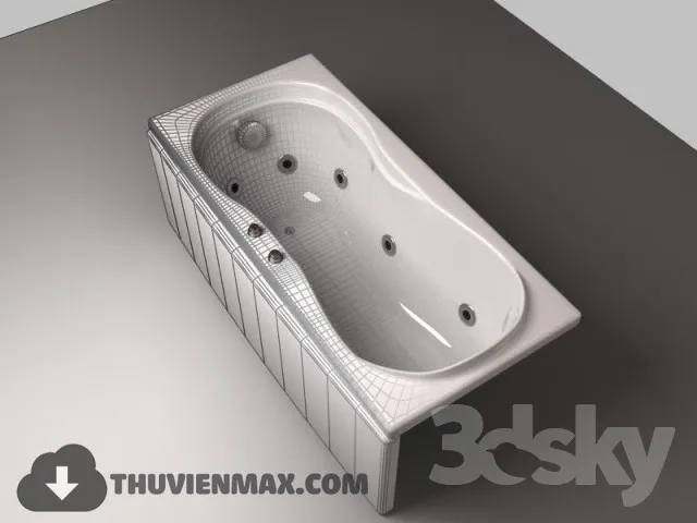 Decoration – Bathtub & Shower Cubicle 3D Models – 088