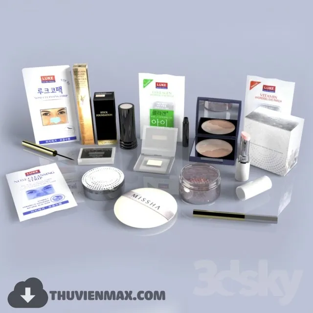 set of cosmetics 3DS Max - thumbnail 3