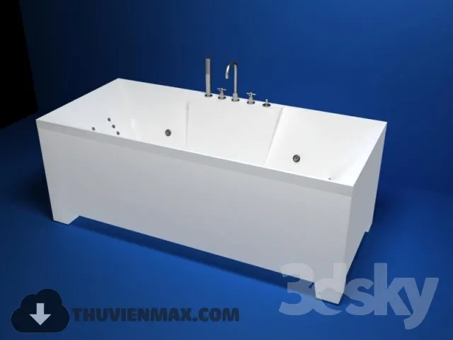 Decoration – Bathtub & Shower Cubicle 3D Models – 096