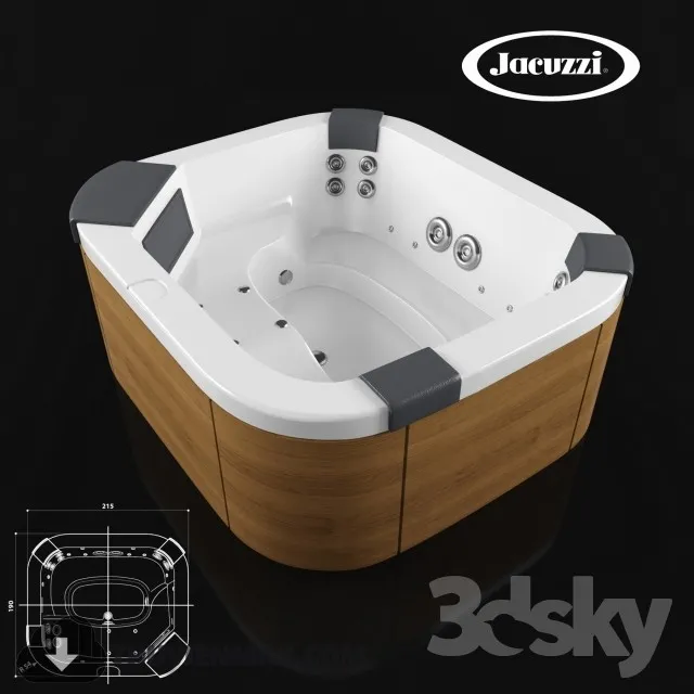 Decoration – Bathtub & Shower Cubicle 3D Models – 108