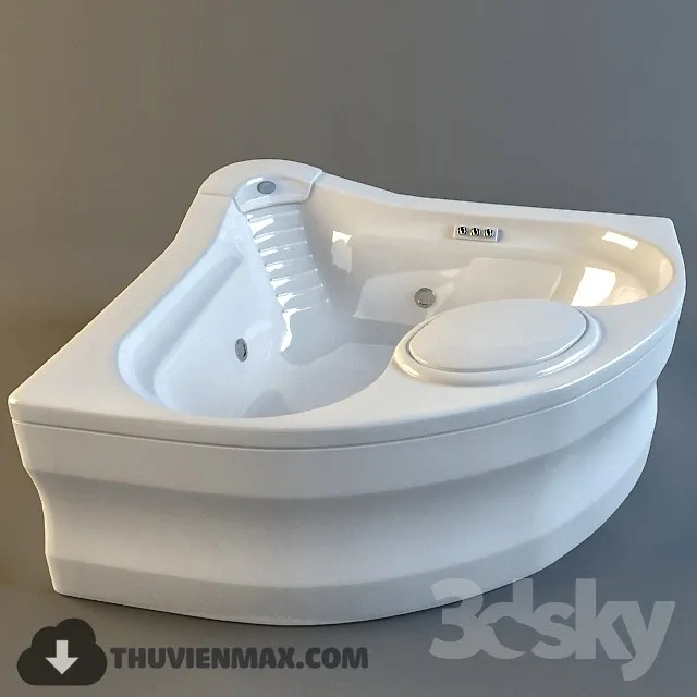 Decoration – Bathtub & Shower Cubicle 3D Models – 110