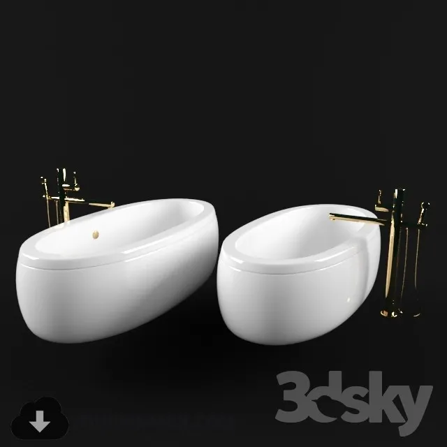 Decoration – Bathtub & Shower Cubicle 3D Models – 127