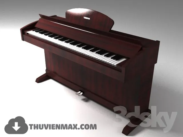 Decoration 3D Models – Musical Instrument 015