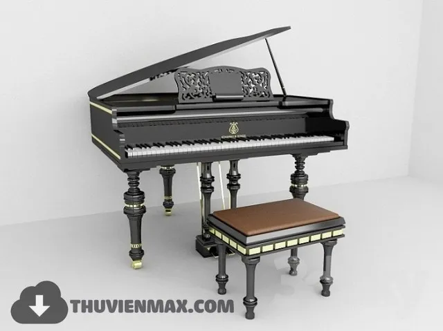 Decoration 3D Models – Musical Instrument 018