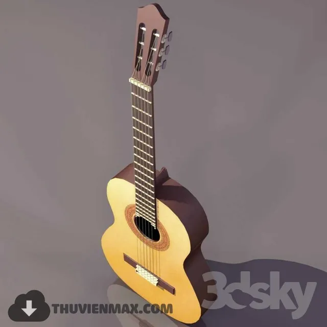 Decoration 3D Models – Musical Instrument 021