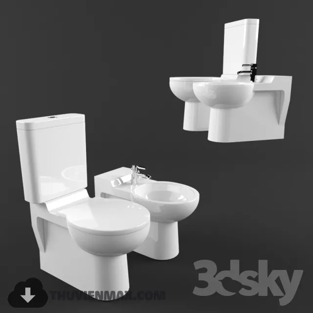 Decoration – Toilet & Bidet 3D Models – 018