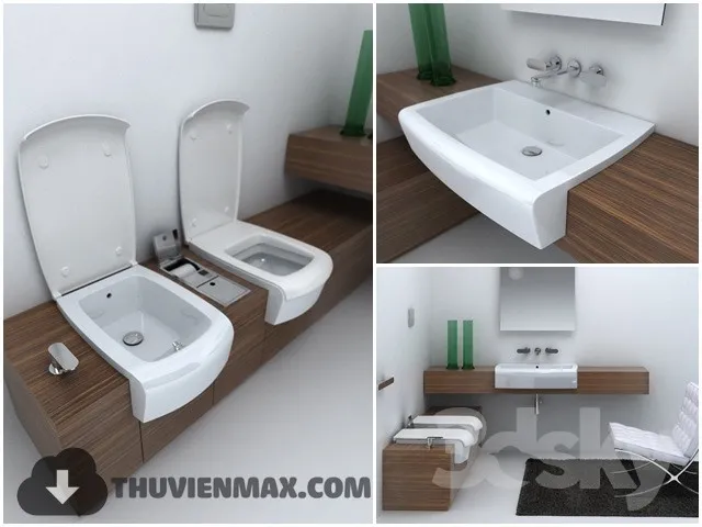 Decoration – Toilet & Bidet 3D Models – 032