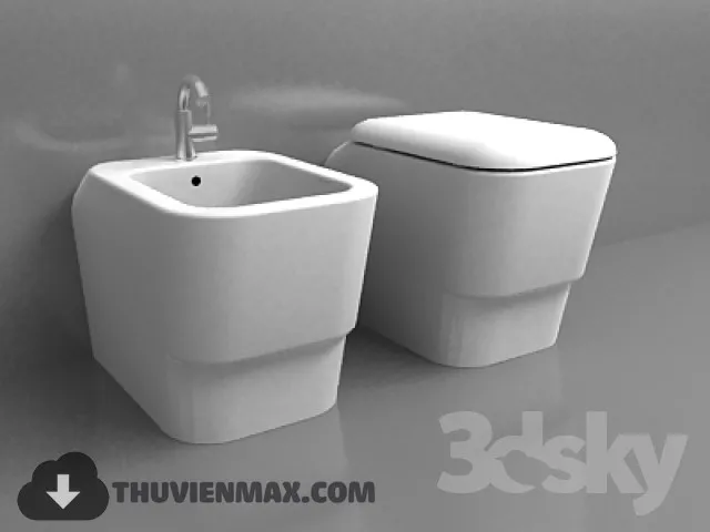 Decoration – Toilet & Bidet 3D Models – 043