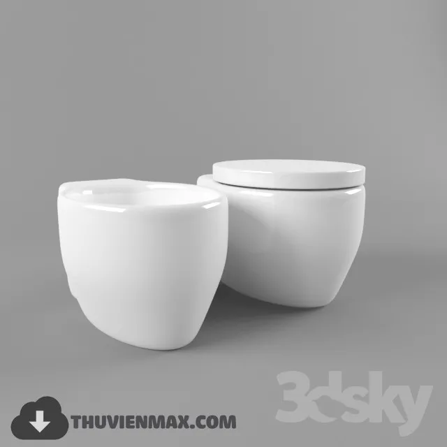 Decoration – Toilet & Bidet 3D Models – 045