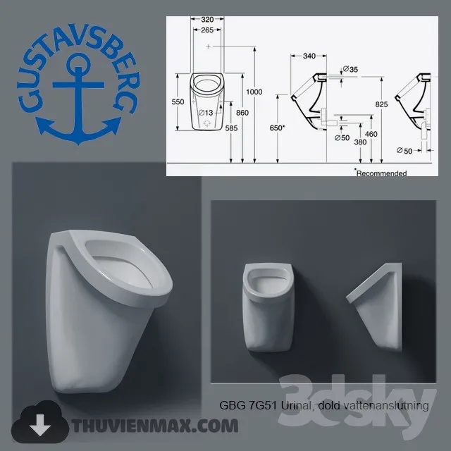 Decoration – Toilet & Bidet 3D Models – 055