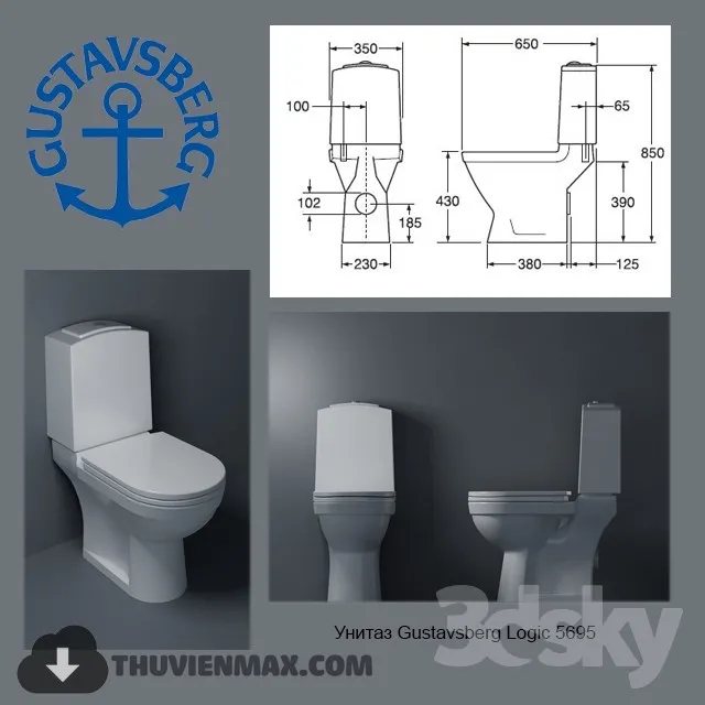Decoration – Toilet & Bidet 3D Models – 056