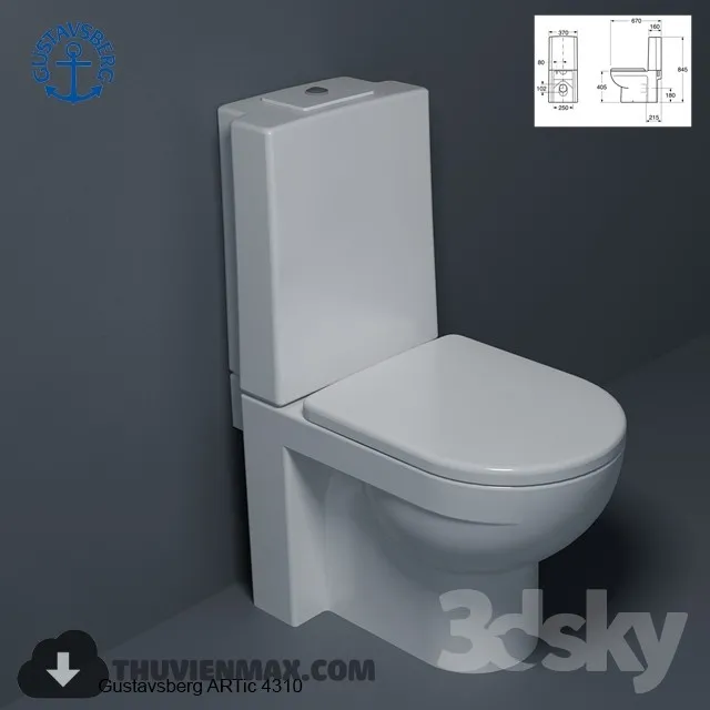 Decoration – Toilet & Bidet 3D Models – 057