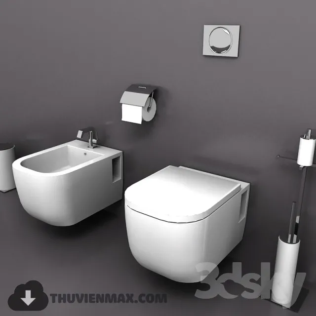Decoration – Toilet & Bidet 3D Models – 104