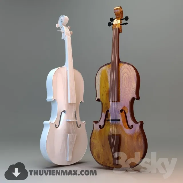 Decoration 3D Models – Musical Instrument 035