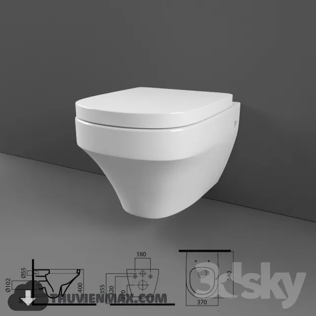 Decoration – Toilet & Bidet 3D Models – 113