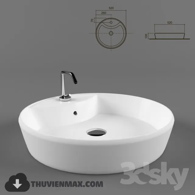 Decoration – Wash basin 3D Models – 017