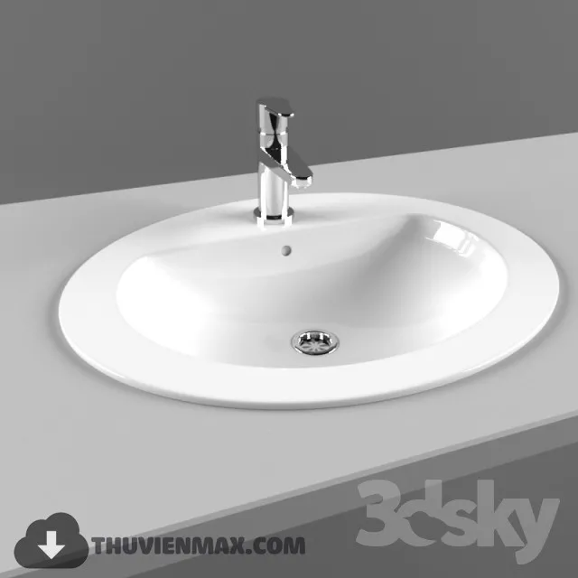 Decoration – Wash basin 3D Models – 078