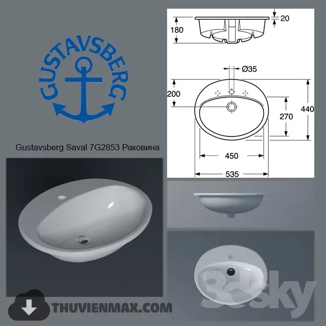 Decoration – Wash basin 3D Models – 096