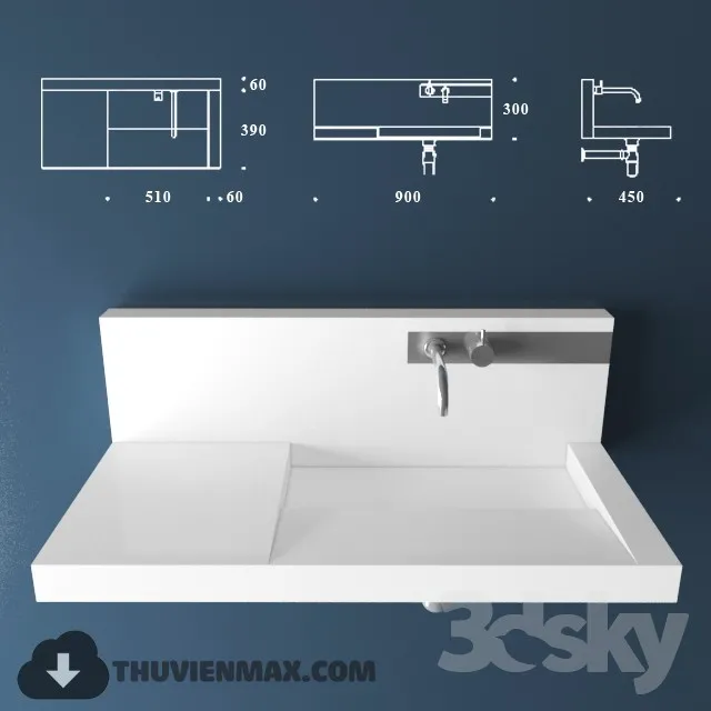 Decoration – Wash basin 3D Models – 103