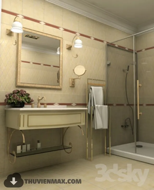 Decoration – Wash basin 3D Models – 134