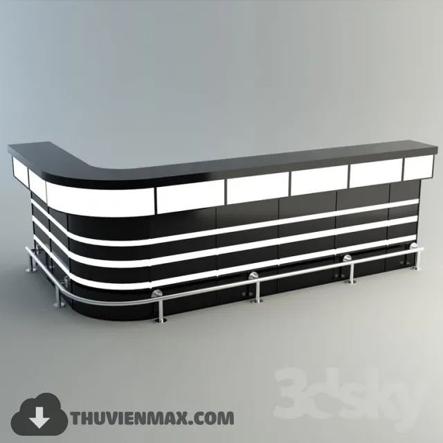 Bar counter 3DS Max - thumbnail 3